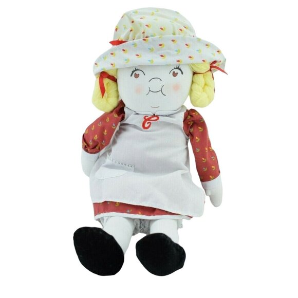 Russ Berrie Campbell Kid Collection Series 1 Campbell Soup Girl Plush Doll - Picture 2 of 4